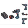 Image de Bosch Professional, Perceuse + Visseuses sans fil, GSB 18V-55 Professional Battery Impact Drill 18 V 55 Nm Brushless + 1x ProCORE Battery 5.5 Ah (Perceuse-visseuse à percussion)