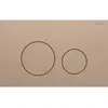 Image de Geberit Sigma 40 bedieningspaneel round roodgoud RVS voor Sigma reservoirs 8cm (UP720) en 12cm (UP320)