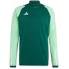 Image de Adidas, Hommes, T-shirt de sport, Tiro 23 Competition 1/4-Zip Haut d'entraînement Hommes (XS), Vert, XS