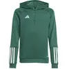 Image de adidas, Garçons, Pull-over, Tiro 23 Competition 1/4 Zip Sweat à capuche Enfants, Vert, (116)