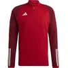 Image de Adidas, Hommes, T-shirt de sport, Vyr  " Tiro 23" var yb  treniruo i  vir utin  dalis, raudona HI3050 (S) (S), Rouge, S
