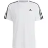 Image de Adidas, Hommes, T-shirt de sport, Tr-Es Base 3s T,White/Black White/Black M (M), Blanc, Noir, M