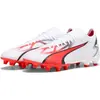 Image de Puma, Unisexe, Chaussures de football, Ultra Match Fg/Ag (42.5), Blanc