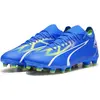Image de Puma, Femmes, Chaussures de football, Ultra Match Fg/Ag (45), Bleu