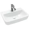Image de Villeroy & Boch, Lavabo, V&B lave-mains O.NOVO 500x370mm sans lavabo, anti-bac C (370 mm, 500 mm)