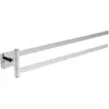 Image de Villeroy & Boch, Porte-serviettes + crochets pour serviettes, Elements - Porte-serviettes Striking à deux bras, 50 x 432 x 82 mm