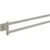 Image de Villeroy & Boch, Porte-serviettes + crochets pour serviettes, Elements - Porte-serviettes Striking à deux bras, 50 x 432 x 82 mm