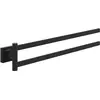 Image de Villeroy & Boch, Porte-serviettes + crochets pour serviettes, Elements - Porte-serviettes Striking à deux bras, 50 x 432 x 82 mm