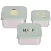 Image de Lässig Set de boîtes à goûter - Happy Fruits, Lunch box, Jaune