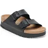 Image de Birkenstock, Femmes, Sandales, Arizona Flex Platform Birko-Flor étroit, Noir, (37)