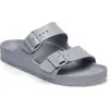 Image de Birkenstock, Hommes, Sandales, Tongs Arizona Eva M 1027620, Argent, Gris, (44)