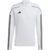 Image de adidas, Hommes, T-shirt de sport, Tiro 23 League 1/4 Pull d'entraînement Hommes (S), Blanc, S