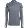 Image de adidas, Hommes, T-shirt de sport, Tiro 23 League 1/4 Pull d'entraînement Hommes (L), Gris, L