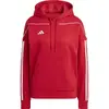 Image de Adidas, Femmes, Pull-over, Bluza Tiro 23 SW Sweat à capuche HS7234, Rouge, (L)