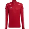 Image de adidas, Hommes, T-shirt de sport, Tiro 23 League 1/4 Pull d'entraînement Hommes (S), Rouge, S