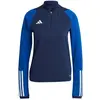 Image de Adidas, Femmes, T-shirt de sport, Tiro 23 Haut d'entraînement Femmes Navy IC4595 (L) (L), Bleu, L