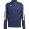 Image de Adidas, Hommes, T-shirt de sport, Bluza TIRO 23 Haut d'entraînement HZ0174 (M), Noir, Bleu, M