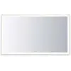 Image de Duravit, Miroir, L-Cube Miroirs avec éclairage, angulaires, 1200x700x67mm, blanc aluminium mat, LC7383018180100 (120 x 70 cm)