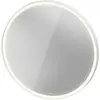Image de Duravit, Miroir, L-Cube Miroirs avec éclairage, rond, LED 24W, 900x900x67mm, blanc aluminium mat, LC7376018180100