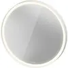 Image de Duravit, Miroir, L-Cube Miroirs avec éclairage, rond, LED 18W, 700x700x67mm, blanc aluminium mat, LC7375018180100