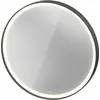Image de Duravit, Miroir, L-Cube Miroirs avec éclairage, rond, LED 18W, 700x700x67mm, graphite aluminium mat, LC7375049490100