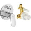 Image de Duravit, Robinetterie de salle de bains, Wave Kit mitigeur encastré