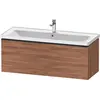 Image de Duravit, Meuble sous-lavabo, D-Neo bâti-support lavabo suspendu, 1184x440x452mm, 1 tiroir, avec poignée noir diamant (118.40 x 45.20 x 44 cm)