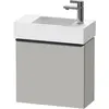 Image de Duravit, Meuble sous-lavabo, D-Neo, sous-lavabo en console suspendu, 484x440x222mm, 1 portes, charnières à gauche, avec poignée (48.40 x 22.20 x 44 cm)