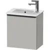 Image de Duravit, Meuble sous-lavabo, D-Neo bâti-support lavabo suspendu, 410x440x274mm, 1 portes, charnières à droite, avec poignée noir (41 x 27.40 x 44 cm)