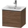 Image de Duravit, Meuble sous-lavabo, D-Neo bâti-support lavabo suspendu, 510x440x402mm, 1 tiroir, avec poignée diamant noir (51 x 40.20 x 44 cm)