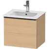 Image de Duravit, Meuble sous-lavabo, D-Neo bâti-support lavabo suspendu, 510x440x402mm, 1 tiroir, avec poignée diamant noir (51 x 40.20 x 44 cm)