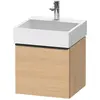 Image de Duravit, Meuble sous-lavabo, D-Neo bâti-support lavabo suspendu, 484x440x442mm, 1 tiroir, avec poignée diamant noir (48.40 x 44.20 x 44 cm)