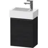 Image de Duravit, Meuble sous-lavabo, D-Neo, sous-lavabo en console suspendu, 364x440x222mm, 1 portes, charnières à gauche, avec poignée (36.40 x 22.20 x 44 cm)