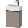 Image de Duravit, Meuble sous-lavabo, D-Neo, sous-lavabo en console suspendu, 364x440x222mm, 1 portes, charnières à gauche, avec poignée (36.40 x 22.20 x 44 cm)