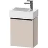 Image de Duravit, Meuble sous-lavabo, D-Neo, sous-lavabo en console suspendu, 364x440x222mm, 1 portes, charnières à gauche, avec poignée (36.40 x 22.20 x 44 cm)