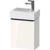 Image de Duravit, Meuble sous-lavabo, D-Neo, sous-lavabo en console suspendu, 364x440x222mm, 1 portes, charnières à droite, avec poignée (36.40 x 22.20 x 44 cm)