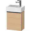 Image de Duravit, Meuble sous-lavabo, D-Neo, sous-lavabo en console suspendu, 364x440x222mm, 1 portes, charnières à droite, avec poignée (36.40 x 22.20 x 44 cm)