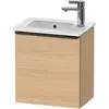 Image de Duravit, Lavabo, D-Neo lavabo suspendu, 410x440x274mm, 1 portes, charnières à gauche, avec poignée diamant noir (274 mm, 410 mm)