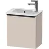 Image de Duravit, Meuble sous-lavabo, D-Neo bâti-support lavabo suspendu, 410x440x274mm, 1 portes, charnières à droite, avec poignée noir (41 x 27.40 x 44 cm)