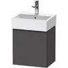 Image de Duravit, Meuble sous-lavabo, D-Neo, sous-lavabo en console suspendu, 434x440x322mm, 1 portes, charnières à gauche, avec poignée (43.40 x 32.20 x 44 cm)