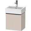 Image de Duravit, Meuble sous-lavabo, D-Neo, sous-lavabo en console suspendu, 434x440x322mm, 1 portes, charnières à gauche, avec poignée (43.40 x 32.20 x 44 cm)