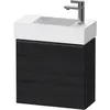 Image de Duravit, Meuble sous-lavabo, D-Neo, sous-lavabo en console suspendu, 484x440x222mm, 1 portes, charnières à droite, avec poignée (48.40 x 22.20 x 44 cm)