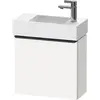 Image de Duravit, Meuble sous-lavabo, D-Neo, sous-lavabo en console suspendu, 484x440x222mm, 1 portes, charnières à droite, avec poignée (48.40 x 22.20 x 44 cm)