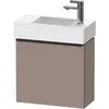 Image de Duravit, Meuble sous-lavabo, D-Neo, sous-lavabo en console suspendu, 484x440x222mm, 1 portes, charnières à droite, avec poignée (48.40 x 22.20 x 44 cm)