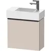 Image de Duravit, Meuble sous-lavabo, D-Neo, sous-lavabo en console suspendu, 484x440x222mm, 1 portes, charnières à droite, avec poignée (48.40 x 22.20 x 44 cm)