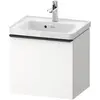Image de Duravit, Meuble sous-lavabo, D-Neo bâti-support lavabo suspendu, 484x440x372mm, 1 tiroir, avec poignée diamant noir (48.40 x 37.20 x 44 cm)