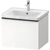 Image de Duravit, Meuble sous-lavabo, D-Neo bâti-support lavabo suspendu, 584x440x452mm, 1 tiroir, avec poignée diamant noir (58.40 x 45.20 x 44 cm)