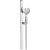 Image de Duravit, Pommeau de douche, Douches et accessoires Set de douche 800, 3jet chrome brillant (3 Types de jets, 9 l/min)