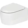 Image de Duravit, Cuvette toilettes + bidet, Qatego WC suspendu, chasse deau basse, 385x570x360mm, sortie horizontale, rimless