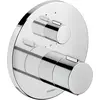 Image de Duravit, Robinetterie de salle de bains, robinetterie thermostatique, thermostat encastré, 2 consommateurs, rond, TH42000140